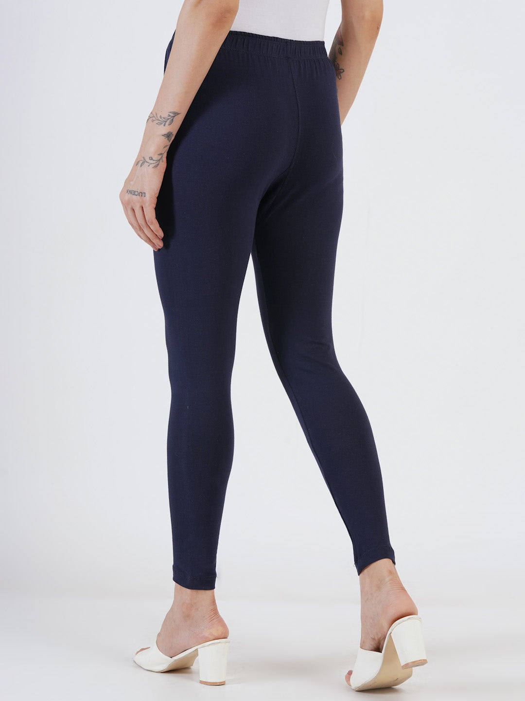 DEVPREET Soft Cotton Lycra Skin Fit Leggings for Girls and Women's