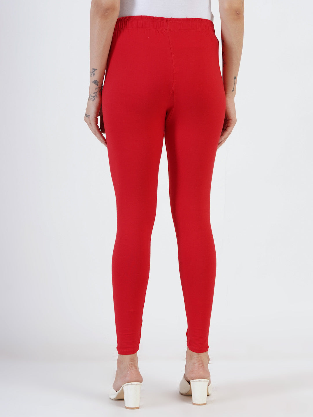 DEVPREET Soft Cotton Lycra Skin Fit Leggings for Girls and Women's