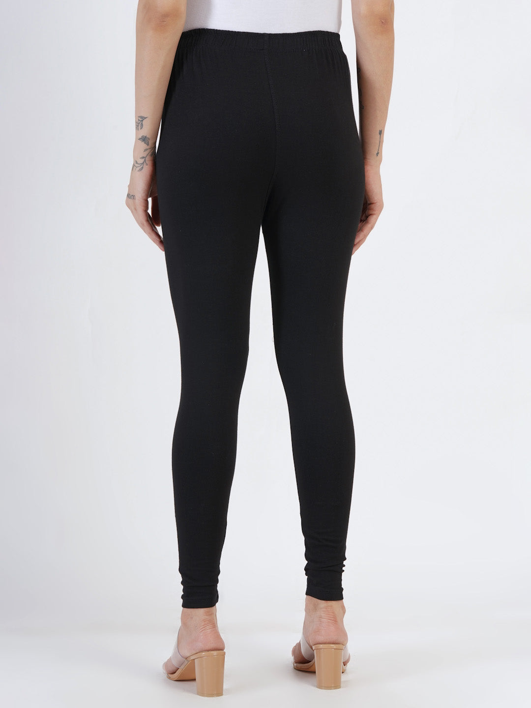 DEVPREET Soft Cotton Lycra Skin Fit Leggings for Girls and Women's