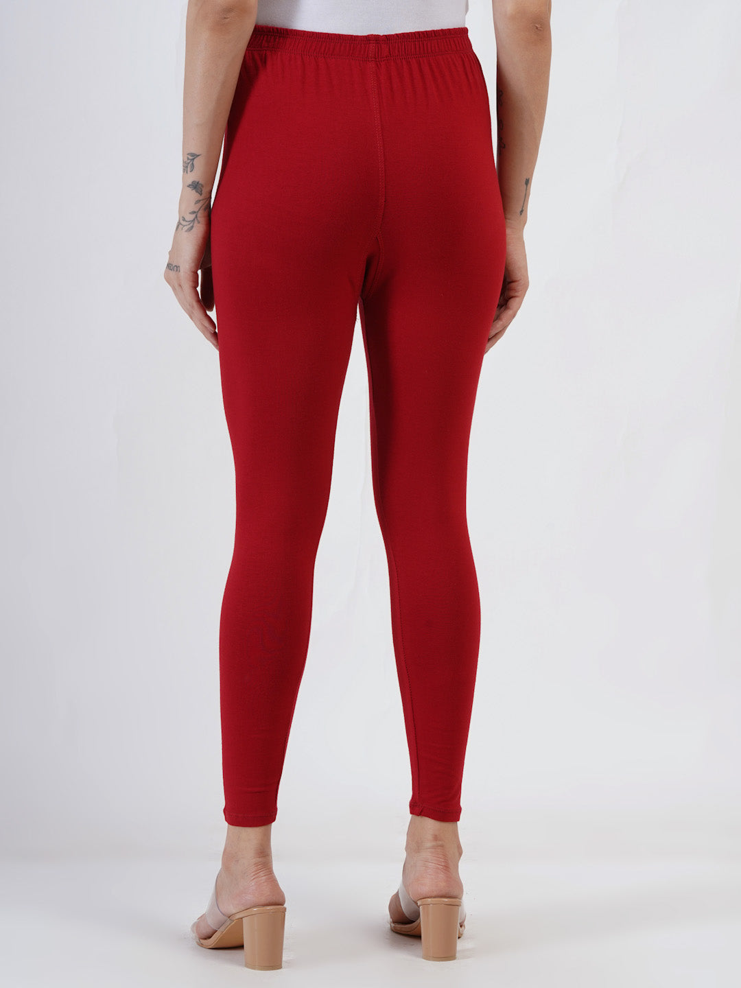 DEVPREET Soft Cotton Lycra Skin Fit Leggings for Girls and Women's