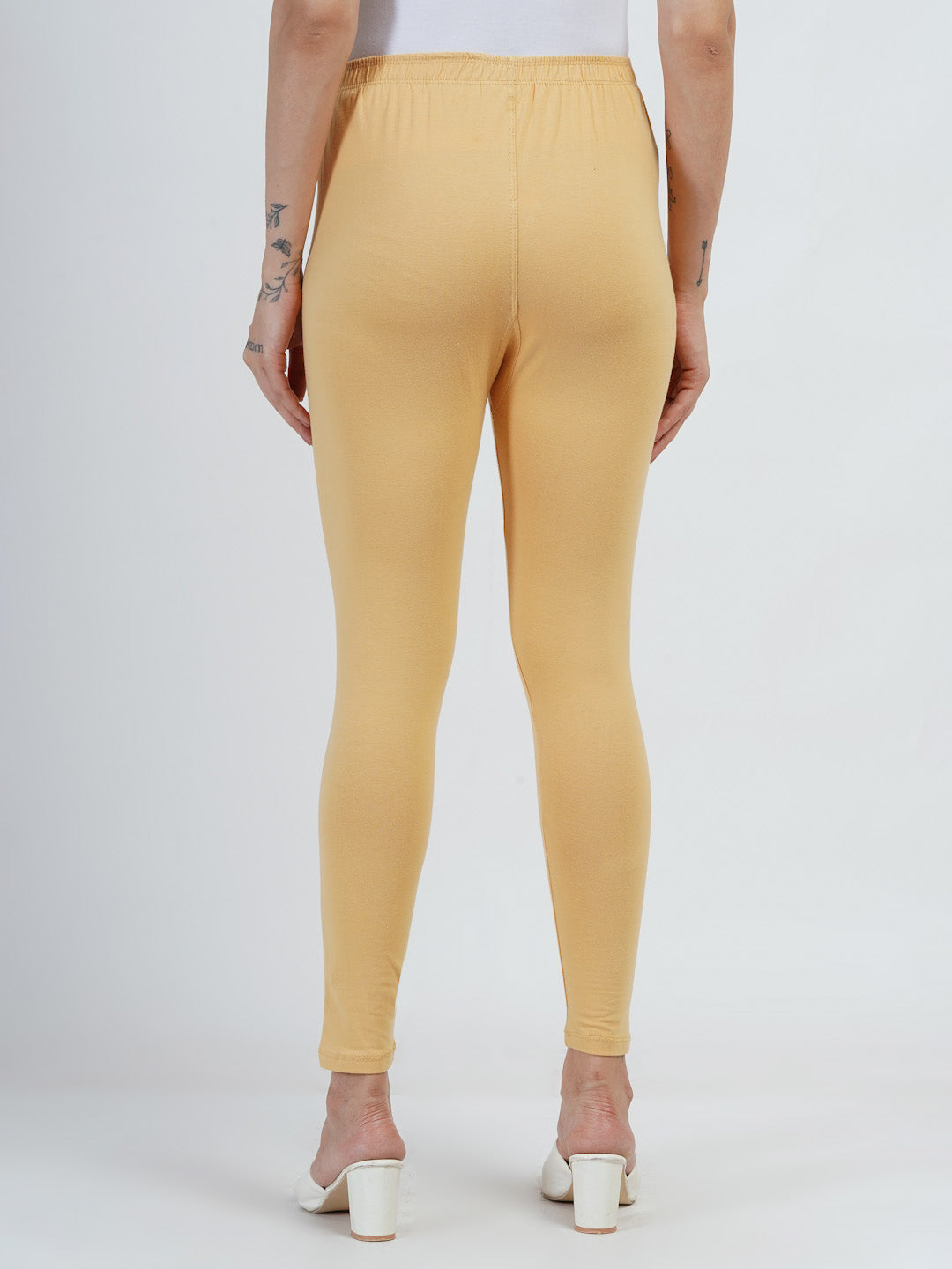 DEVPREET Soft Cotton Lycra Skin Fit Leggings for Girls and Women's