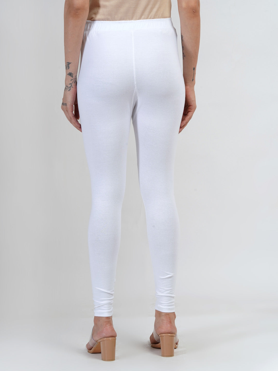 DEVPREET Soft Cotton Lycra Skin Fit Leggings for Girls and Women's