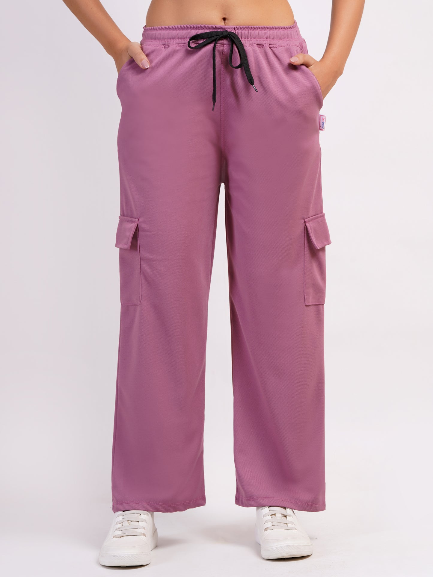 DEVPREET Women Four Pocket Cargo Pant Color Onion