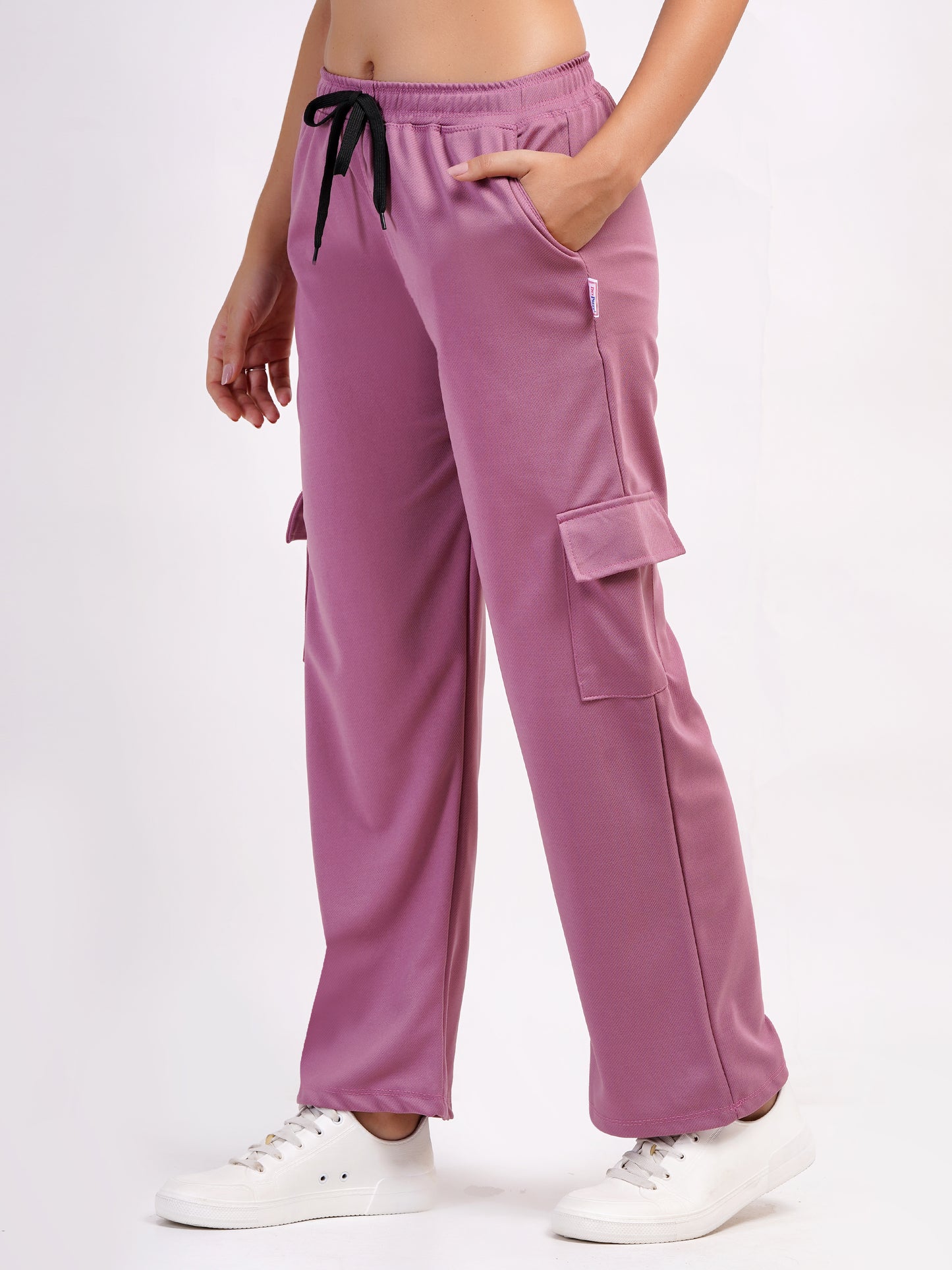 DEVPREET Women Four Pocket Cargo Pant Color Onion
