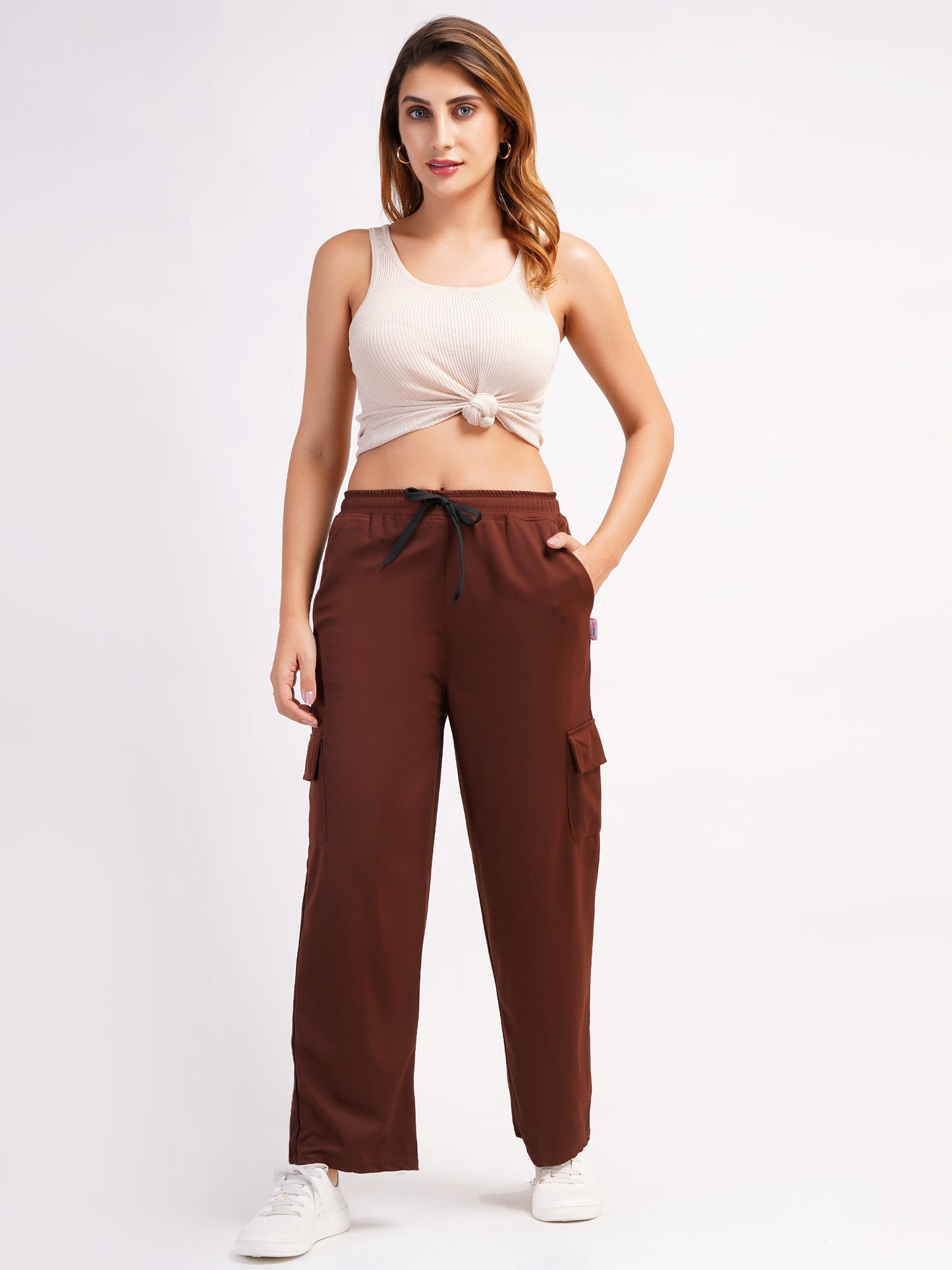 DEVPREET Four Pocket Cargo Pant Brown