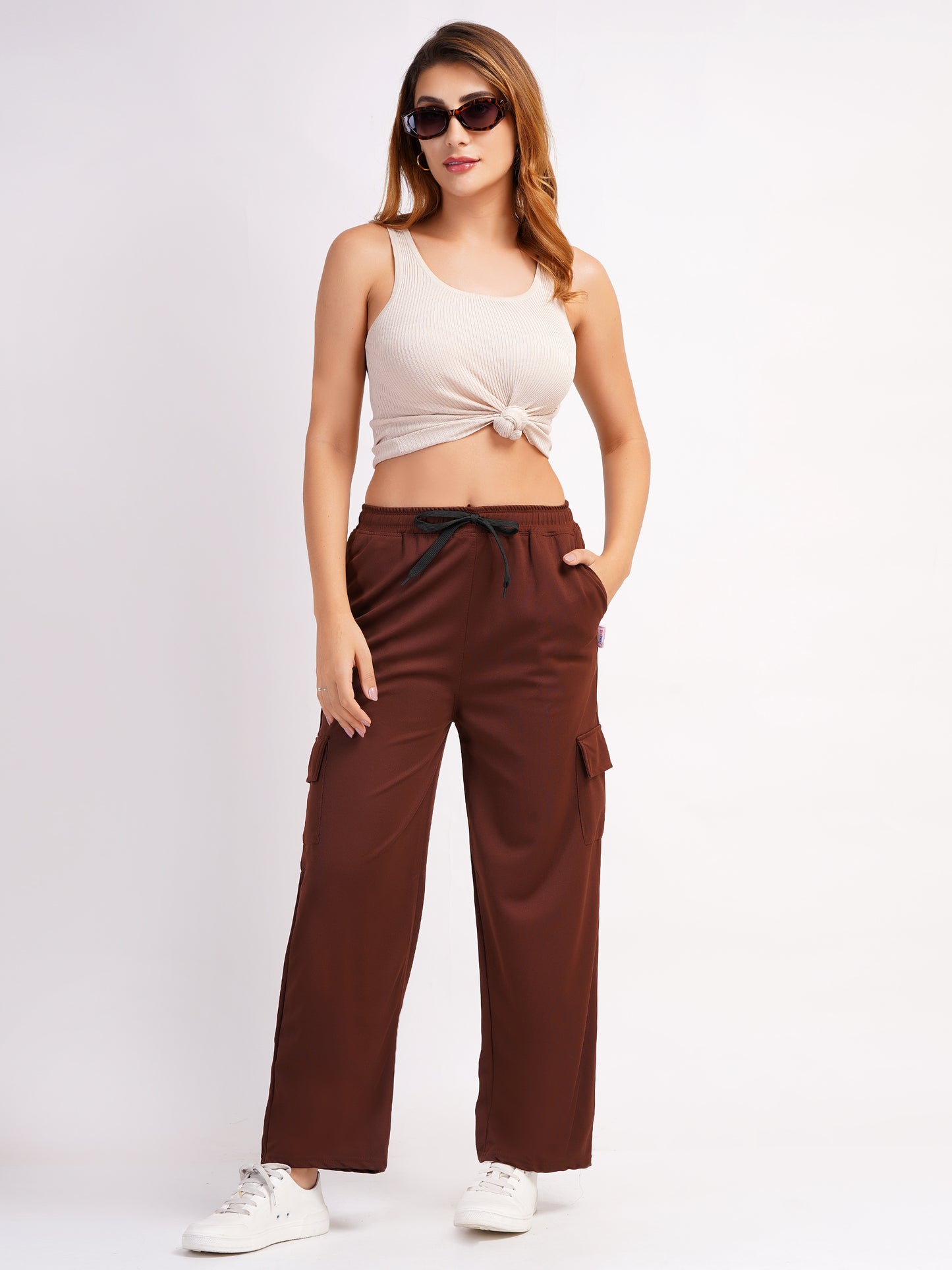 DEVPREET Four Pocket Cargo Pant Brown