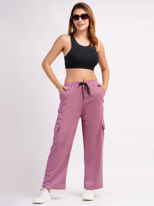 DEVPREET Women Four Pocket Cargo Pant Color Onion